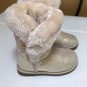 Girls s 10 Cynthia Rowley fur lined boots
